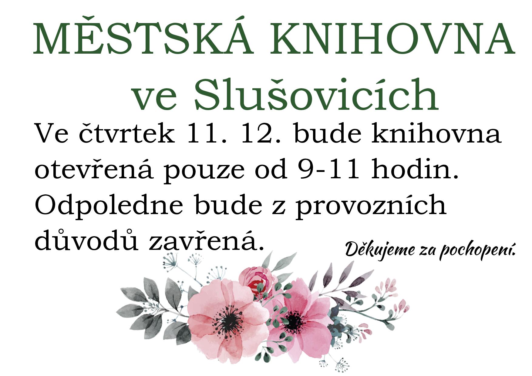 Plakátek zavřeno 11.12.2025